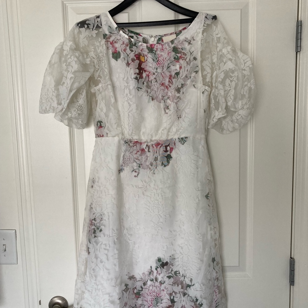 Tracy Reese x Anthropologie lace wedding dress midi